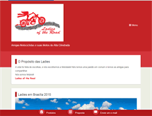 Tablet Screenshot of ladiesoftheroad.com